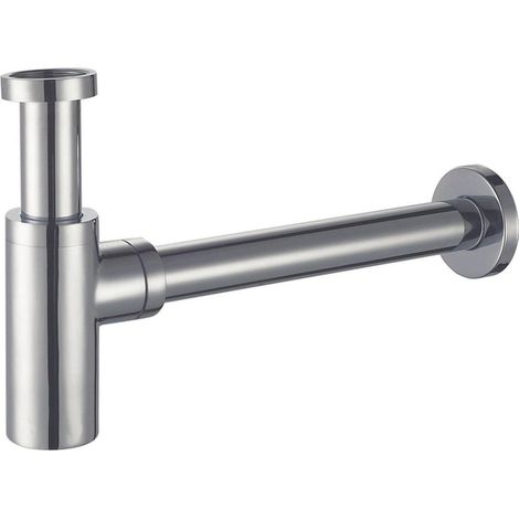 FugaFlow Efficiente Sobrado siphon à godet design 1.1/4" pour lavabo chrome - (1/4)