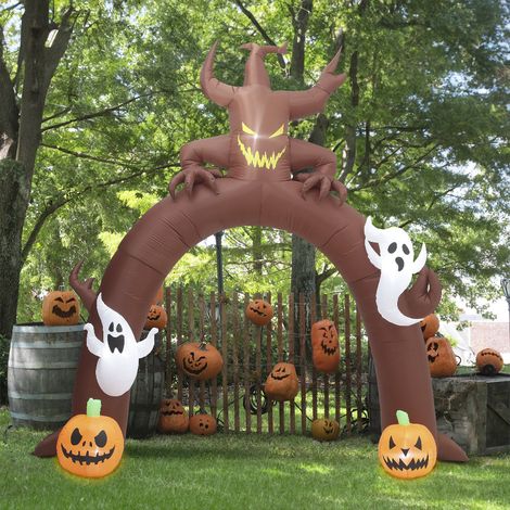 Arch Ghost Pumpkins Halloween Inflatable (1/5)