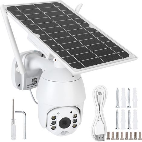 Caméra PTZ Solaire Intelligente 4G Détection PIR Vision Nocturne IP66 Système de Surveillance(Bande Fréquence Asie du Sud-Est) (1/5)