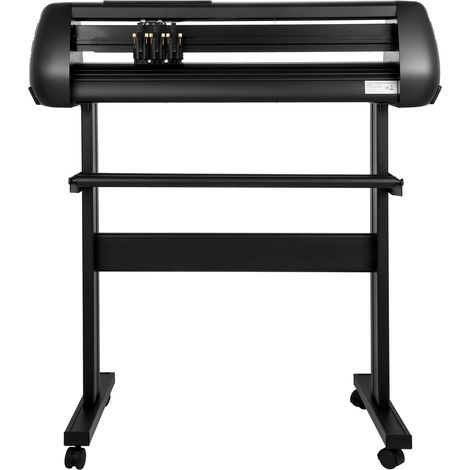 Découpeuse Vinyle 28 pouces, Plotter de Découpe Réglable, Kit DIY pour Enseignes Bannières Autocollants, avec Support au Sol, Logiciel SignMaster pour Windows (1/5)