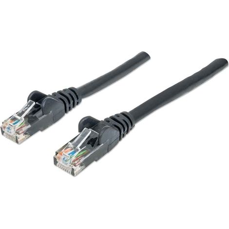 Intellinet 342070 RJ45 Patchkabel CAT 6 U/UTP 3.00 m Schwarz 1 St. (1/5)