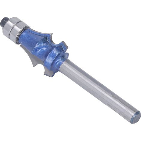 Fraise à rainurer bois 1/4" avec double roulement pour défonçage, façonnage et finition (1/5)