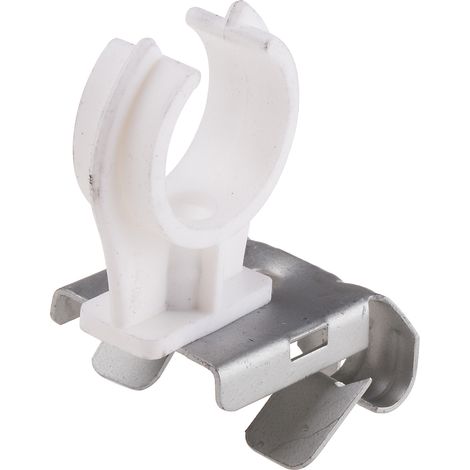 Clip pour rebord de poutre, RS PRO, Acier, Epaisseur de la bride 3 8 mm à 28mm ( Prix pour Paquet de 25 ) (1/2)