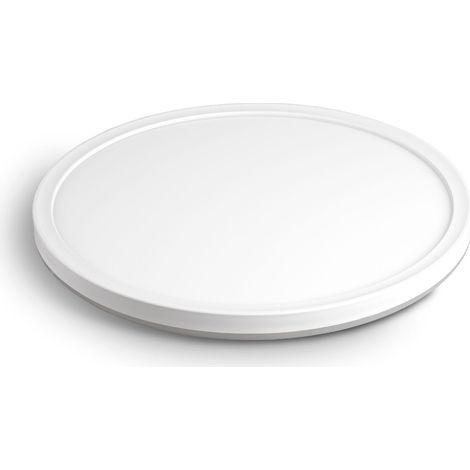 Plafonnier rond, blanc, fin, 18 W, 2 000 lm, 4 000 K, 29,2 cm, Videx