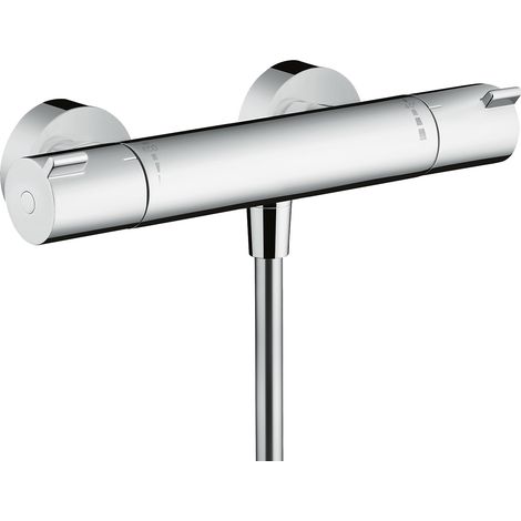 Hansgrohe – Mitigeur thermostatique de douche 1001 CL – Cartouche céramique 180° – Limiteur de température réglable – Débit 17 l/min – 13211000