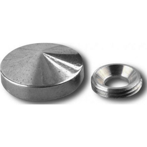 CACHE VIS À POINTE CONIQUE DE DIAMÈTRE 12MM EN LAITON CHROME - GUITEL - 9038D12S03E10 NOTRE SELECTION