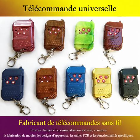 Télécommande copieuse sans fil volet roulant et portail électrique couleur jade 315 MHz DC 12V 315 réf 4378 5,8 × 3,8 × 1,9 cm 31 g – Livraison gratuite (1/5)