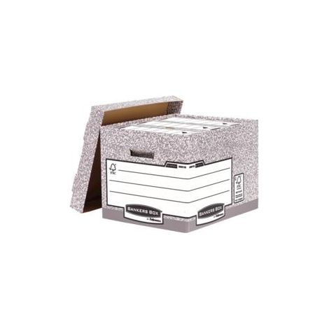 Fellowes System Contenedor de Archivos.
Características:
-Muy resistente, construcción con doble grosor de cartón en las paredes y la base
-Sistema pa