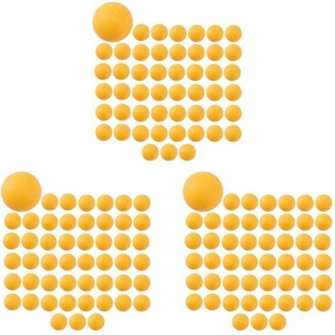 Lot De 150 Balles De Ping Pong Orange Sans Couture Qualité Supérieure Pour Entraînement Avancé (1/4)