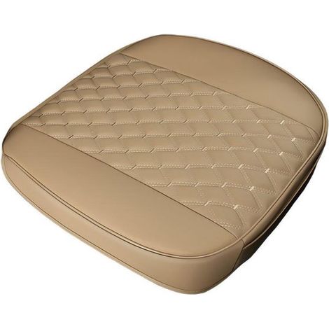 Coprisedili auto in PU - Completamente imbottiti - Coprisedili anteriori - Set da 2 pezzi - Nero - 52502 cm (1/5)