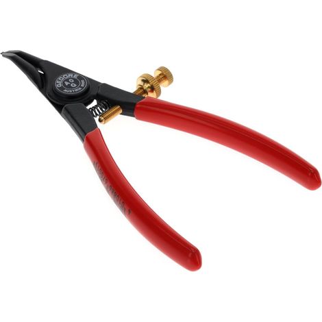 8000 A 0G Alicates de montaje para anillos de seguridad exteriores acodados 1,5-3,5mm (1/4)