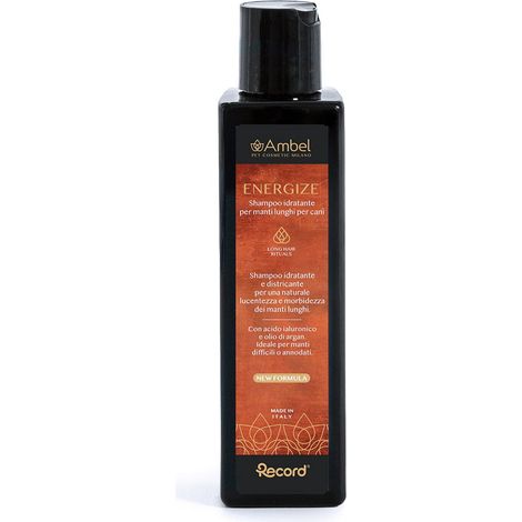 Ambel energize 200 ml: Shampoo energize idratante per cani dal manto lungo