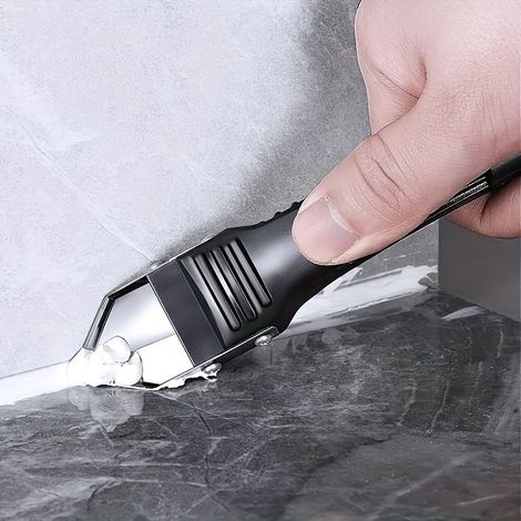 Kit d'outils 4-en-1 pour le nettoyage des joints (12,7 cm) : Grattoir à joints, outil de nettoyage des joints de carrelage (1/5)