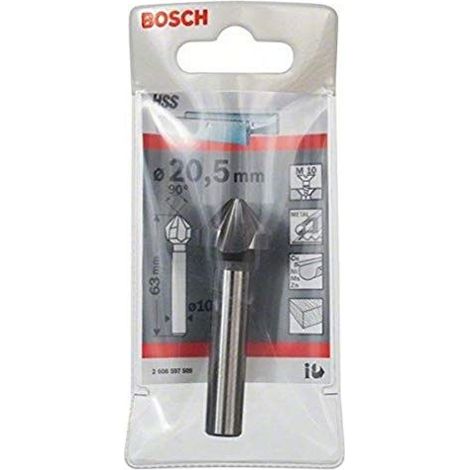 Bosch 2 608 597 509 - Svasatori conici - 20,5, M 10, 63 mm, 10 mm (confezione da 1)