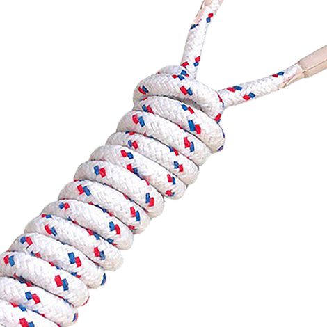 Corde à sauter sans poignées, graduée, pour enfants, idéale pour l'exercice. Épaisseur : 6 mm. Longueur : 2,6 m. (1/5)