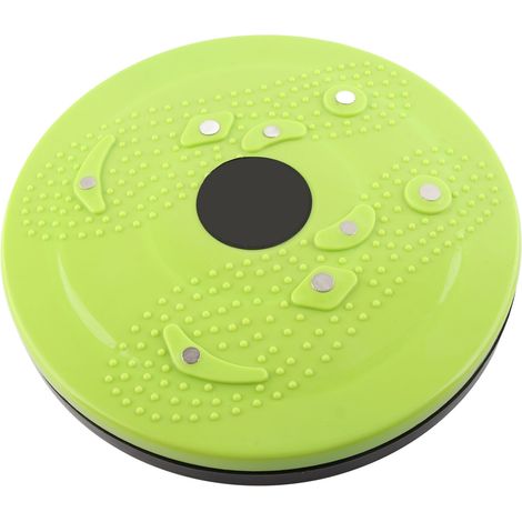 Disque de torsion magnétique amincissant, masseur abdominal, twister fitness pour maison bureau, vert (1/5)