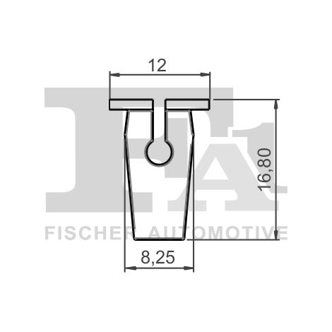 Clip, enjoliveur FA1 11-60022.10 AUDI 6N0809966A