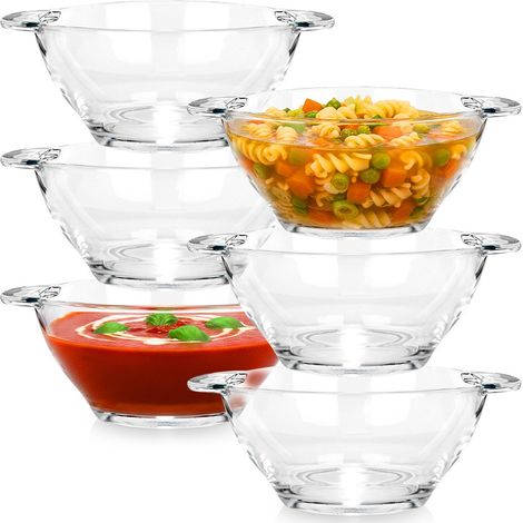 Cuencos de vidrio para caldo de 420 ml, 6 unidades. (1/5)