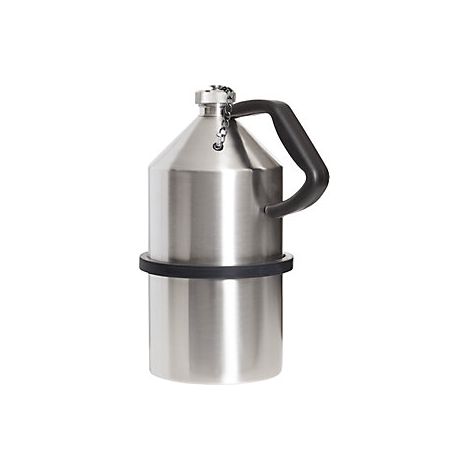 Recipiente de seguridad de acero inoxidable  con tapón de rosca (1/4)