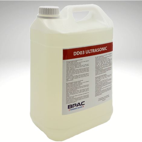Bpac – Nettoyant ultrason dégraissant 5l – Désoxydant pour pièces mécaniques – Élimine rouille et graisses – Compatible tous métaux
