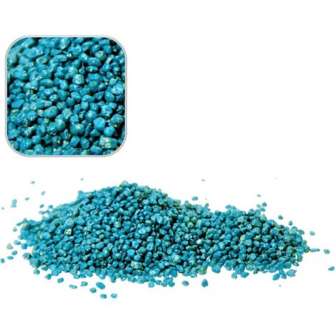 5 Kg türkis Quarzkies Premium Qualität 2-3 mm Bodengrund Aquarium Kies