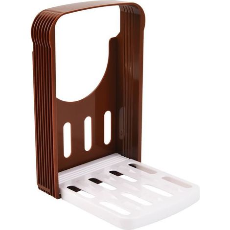 Trancheuse à pain réglable, coupe-pain pliable, trancheuse à pain, guide de coupe de pain grillé pour pain fait maison, outils de cuisson de cuisine (1/4)