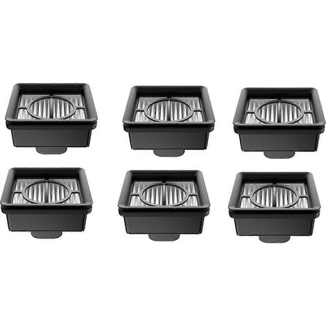 Packung mit 6 Ersatzfiltern für W20 / 2C / 4C / 2 Lite Nass- und Trockensauger (1/5)