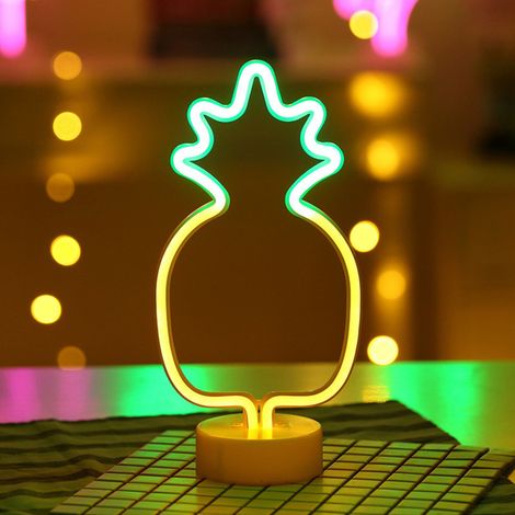 Lámpara de neón LED decorativa - piña