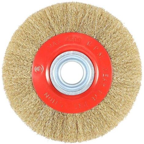 1 Pcs 8 Pouces En Acier Inoxydable Plat Brosse Adaptateur Anneaux Pour Bench Grinder Polonais (1/4)