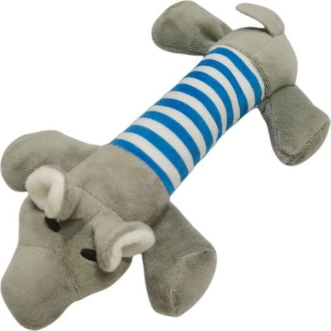 Dog Toy, Squeaky Dog Toys, Animal Shape Pet Puppy Chew Toy, Squeaky Sound Plush Gift (Elephant) (1/3)