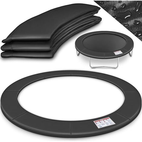 Coussin de protection pour trampoline – Housse en PVC 500D résistant aux UV – 183 cm de diamètre – Largeur 25 cm – Anti-déchirure (1/4)