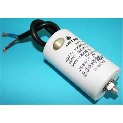 Moteur de travail à condensateur 35uf 450vac 50x78mm avec câbles de 150mm 12ag135 Ct35mf450v/cables