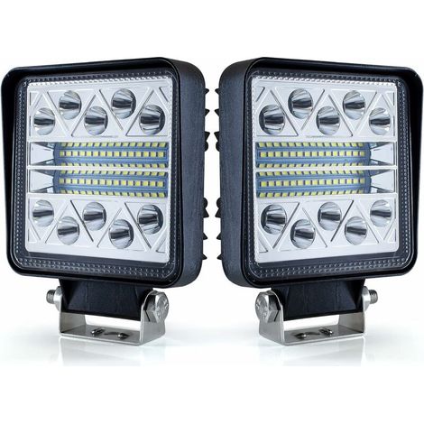 102W Phare de Travail LED 8000LM Feux de Recul Led 12v Phare Led Résistance aux interférences Projecteurs pour voiture, tracteur bateau, 9-36v camion (1/4)