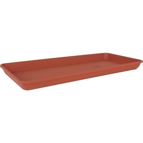 Artevasi Untersetzer für Blumentopf Venezia XL Kunststoff 80 x 30 cm terrakotta