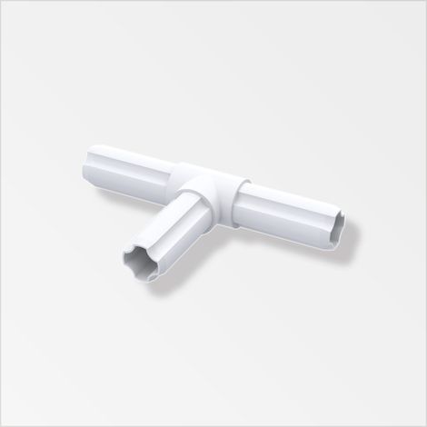 alfer Combitech T-Verbinder Winkel Kunststoff 23,5 mm weiß