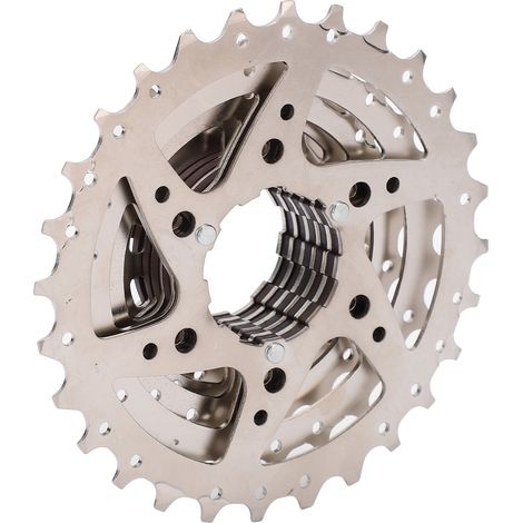 Cassette Vélo 9 Vitesses 11-28T pour VTT et Vélo de Route, Pignon Libre et Pignons (1/5)