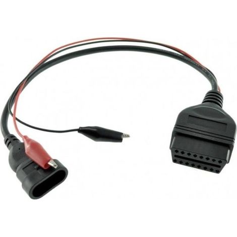 Adaptateur OBD2 pour Fiat Alfa Roméo et Lancia 3 broches - Valise diagnostic (1/2)