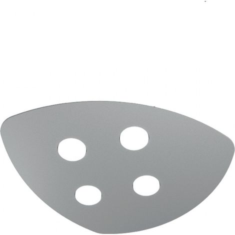 Plafoniera Moderna Shape Metallo Grigio 4 Luci Gx53 (1/5)