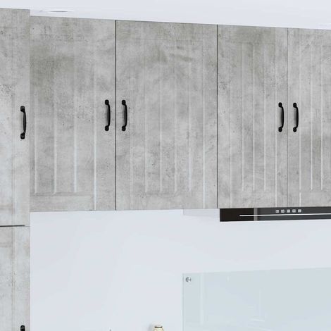 Wall Cabinet LUCCA Concrete Grey 50 x 31 x 80 cm vidaXL
