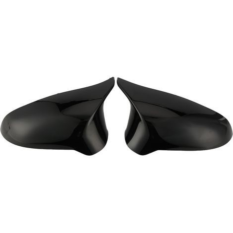 1 paire de coques de rétroviseurs extérieurs pour conduite à gauche, compatibles avec F80 et F82 (2015-2019), noir brillant (1/5)