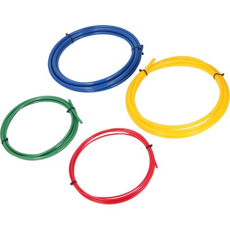 Ensemble de 4 cintreuses pour tubes en cuivre AC (diamètres 1/4 po, 3/8 po, 1/2 po et 5/8 po), longueur 4 m (13 pi), outil de cintrage intégré en plastique PE. (1/5)
