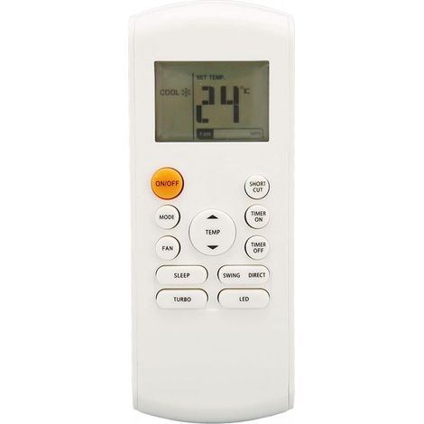 1pc Télécommande de climatisation avec rétroéclairage LED de remplacement pour RG57B1 BGE RG57B2 BGE RG57B BGE RG57 BGE RG57A BGE RG57A6 (1/5)