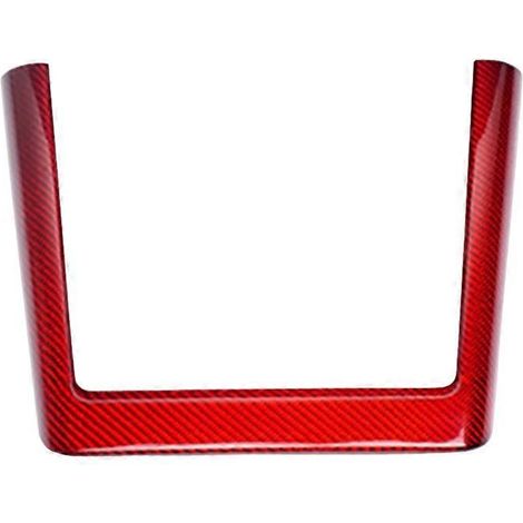 Panneau de chargement sans fil pour console centrale de voiture, cadre extérieur, garniture en fibre de carbone, autocollant pour Tesla Model 3 2024 (1/5)