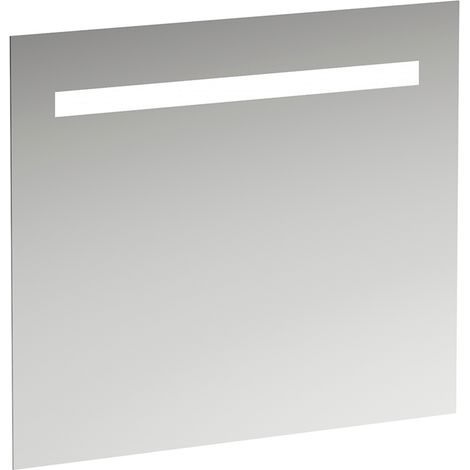 Miroir Run Leelo avec éclairage LED horizontal intégré, cadre en (1/4)