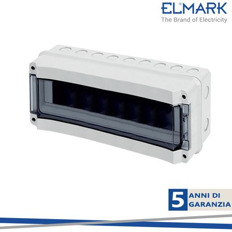 ELM-HK18 SCATOLA DA APPARTAMENTO MONTAGGIO A VISTA 18 VIE, IP65