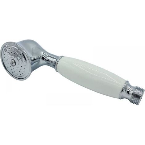 Douchette à main, outil de salle de bain, buse en cuivre, galvanoplastie, peinture en aérosol portable (chromée) (1/4)