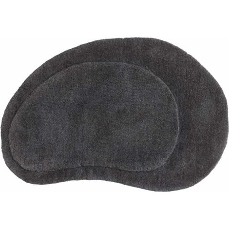 Tapis de Salle de Bain "Sten"50x75cm Gris Foncé (1/5)