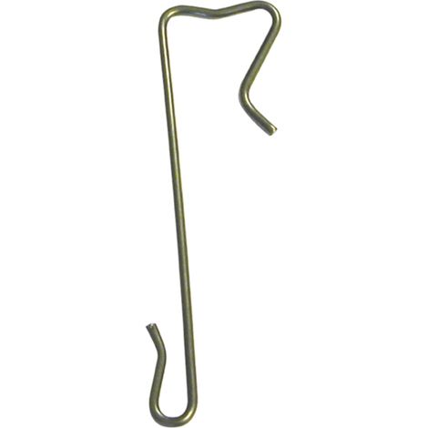 Dimos – Crochet ardoise inox 18/10 pour liteau 15-18mm – Fixation ardoise 3-4,5mm – Résistant à la corrosion – Pour toiture