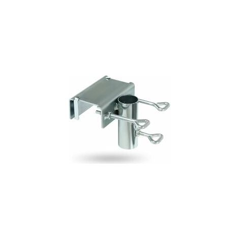 Clip de fijación para sombrilla de jardín, soporte compacto para sombrilla de balcón, soporte para terraza, silla, oficina, muelle, playa, patio, balcón, mesas, barcos, portones traseros, 17 x 10 x 12 (1/5)