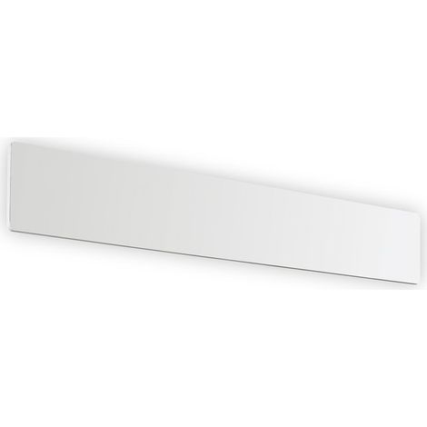 Applique Moderna Zig Zag Metallo Bianco Led 23W 3000K Luce Calda